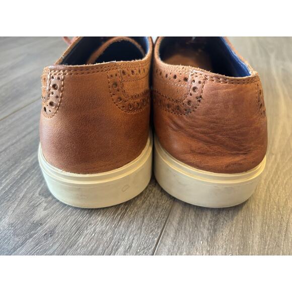 Cole‎ Haan Cognac Leather Suade Wing Tip Lace Up Oxford Sneakers Shoes Size 9.5 main image 7